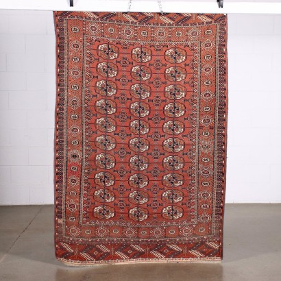 Tapis Boukhara Noeud Fin Laine - Turkmenistan Années 1940