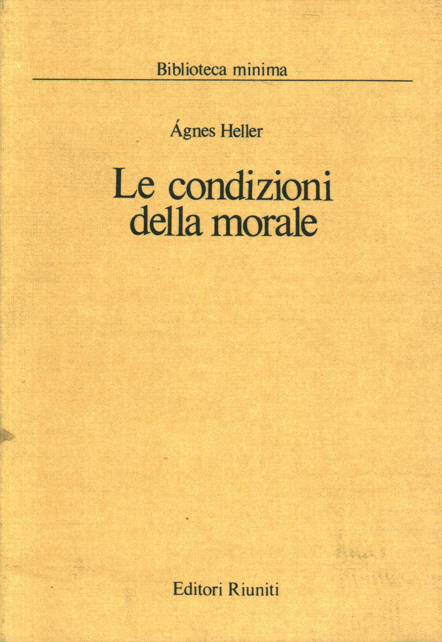 Les conditions de la moralité