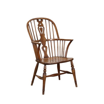 antigüedades, sillón, sillones antiguos, sillón antiguo, sillón italiano antiguo, sillón antiguo, sillón neoclásico, sillón siglo XIX, sillón Windsor