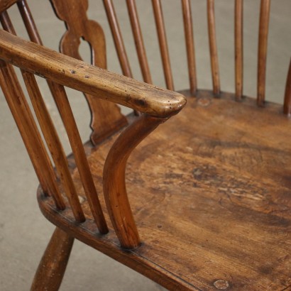 antigüedades, sillón, sillones antiguos, sillón antiguo, sillón italiano antiguo, sillón antiguo, sillón neoclásico, sillón siglo XIX, sillón Windsor