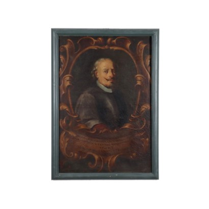 Portrait de Sigismond Christoph Von Herberstein Huile sur Toile XVIII