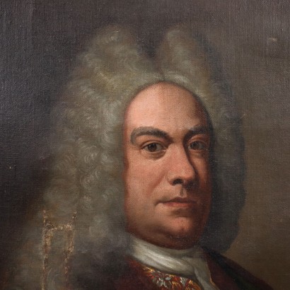 Portrait of a Knight of Malta Oil on Canvas Italy XVIII Century