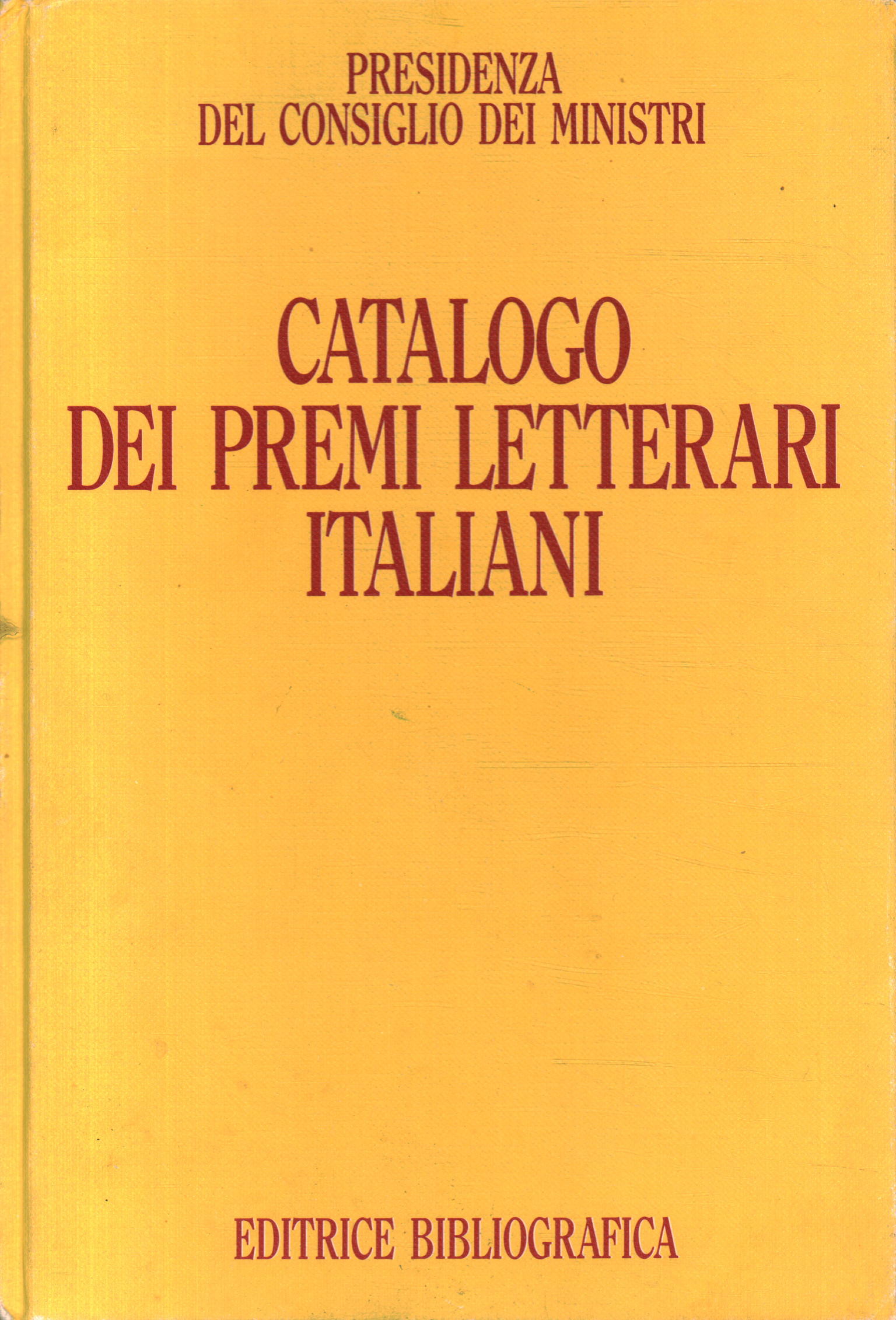 Catalogue des prix littéraires italiens