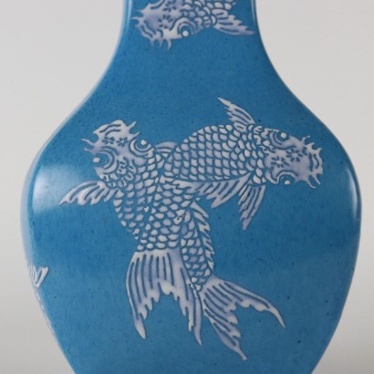 Baluster Vase Porcelain China 1950s