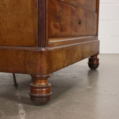 Charles X Chest of Drawers Mahogany Marble Italy XIX Century