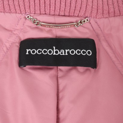 roccobarocco, giacca, giaccone, bomber, giacca imbottita, volpe, pelliccia, secondhand, made in italy,,Giacca Imbottita Roccobarocco