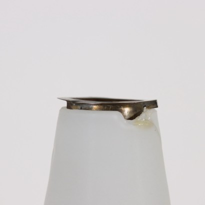 Vase FontanaArte Verre Opalin Italie Années 1950