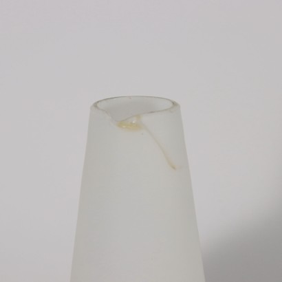 Vase FontanaArte Verre Opalin Italie Années 1950