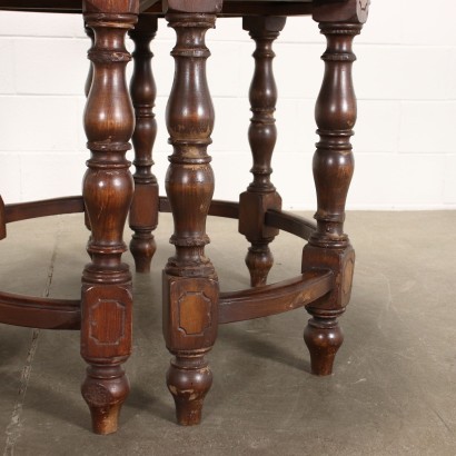 Pair of Console Walnut Italy XX Century