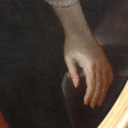 Portrait d'une Jeune Femme Huile sur Toile Italie 1666