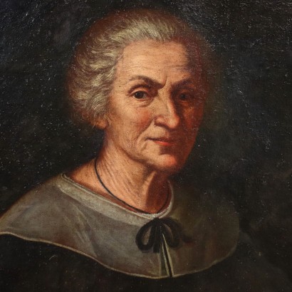 Portrait de Giulia Barcaioli Huile sur Toile Italie XVII Siècle