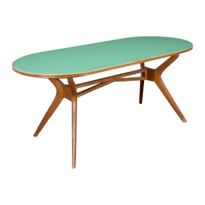 Tisch Holz Glas Italien 1950er-1960er