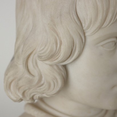 arte, arte italiana, pittura antica italiana,Busto di Bambino in Marmo