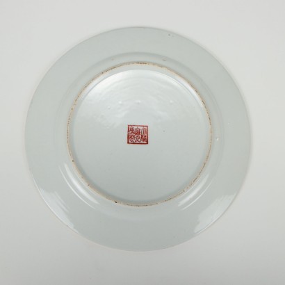 Groupe de 20 Assiettes Porcelaine - Chine XX Siècle