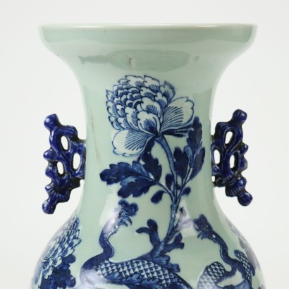 Baluster Porcelain Vase China XX Century