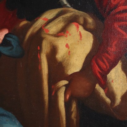 ARARPI0132228_868261 arte, arte italiana, pittura antica italiana,Giacobbe riceve la tunica insanguinata d,Dipinto Olio su Tela Pittore Italiano