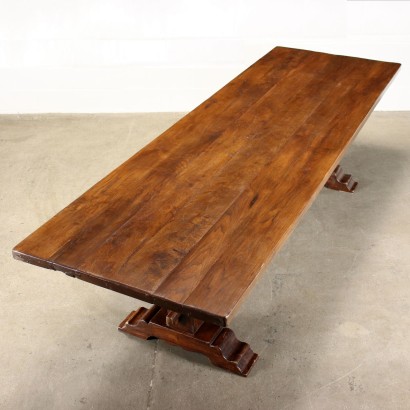 Large Chestnut Table - Italy XX Century