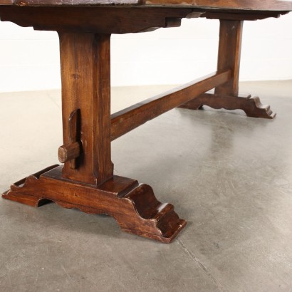 Large Chestnut Table - Italy XX Century