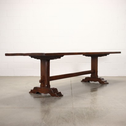 Large Chestnut Table - Italy XX Century