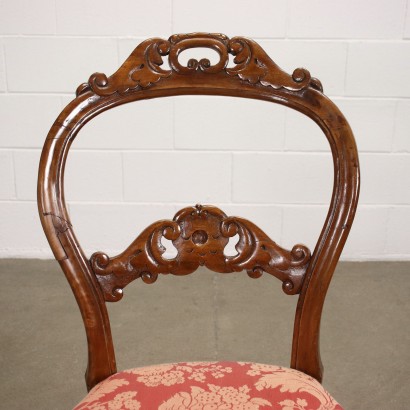 antique, chaise, chaises antiques, chaise antique, chaise italienne antique, chaise antique, chaise néoclassique, chaise du 19ème siècle, groupe de six chaises Louis Philippe