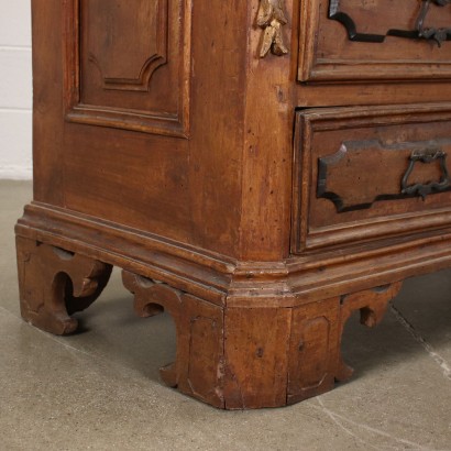 Commode Baroque Noyer Sapin - Italie XVIII Siècle