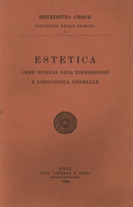 Estetica come scienza dell'espressione e linguistica generale
