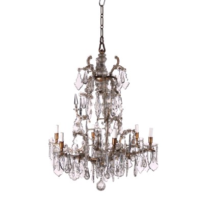 antique, chandelier, antique chandeliers, antique chandelier, antique Italian chandelier, antique chandelier, neoclassical chandelier, 19th century chandelier, Maria Theresa style chandelier