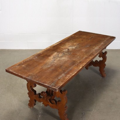 Table de Réfectoire Noyer - Italie XVIII Siècle