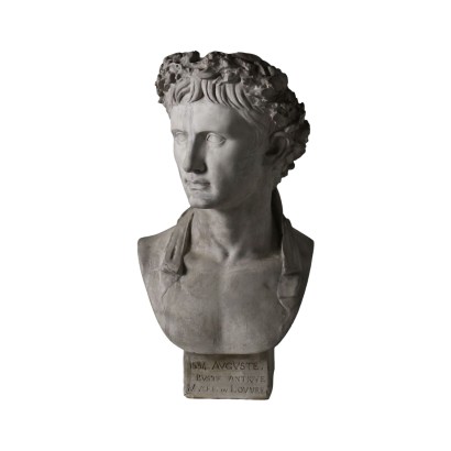 Copie du Buste D'Augusto Bevilacqua Plâtre - Italie XX Siècle
