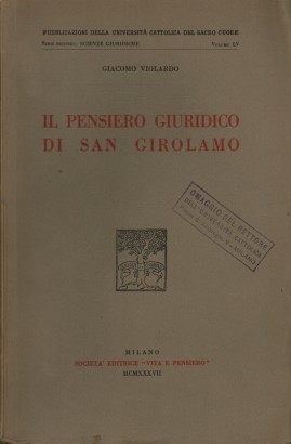 Il pensiero giuridico di San Girolamo