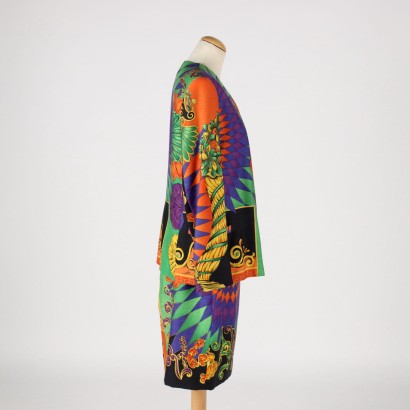 Costume Vintage Gianni Versace Laine - Italie Années 1980