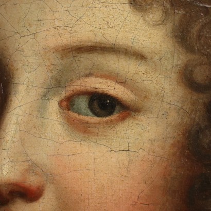 Female Portrait Oil on Canvas Europe XVII Century