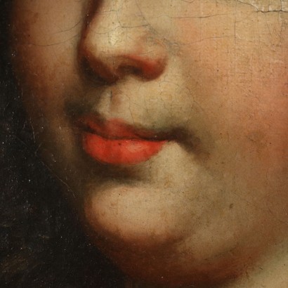 Female Portrait Oil on Canvas Europe XVII Century