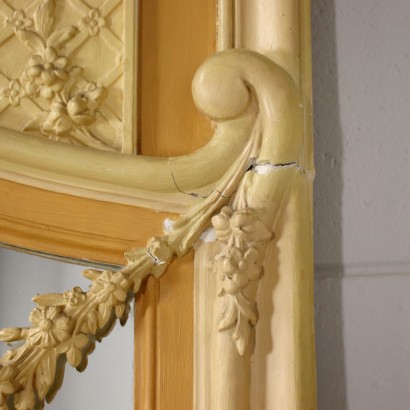 antiquariato, specchiera, antiquariato specchiera, specchiera antica, specchiera antica italiana, specchiera di antiquariato, specchiera neoclassica, specchiera del 800 - antiquariato, cornice, antiquariato cornice, cornice antica, cornice antica italiana, cornice di antiquariato, cornice neoclassico, cornice del 800,Fondo Sala in Stile Neoclassico