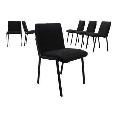 Gruppe von 6 Stühlen Formanova Stoff - Italien 1960er-1970er