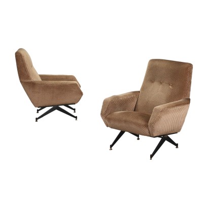 Pair of Armchairs Foam Italy 1950s-1960s