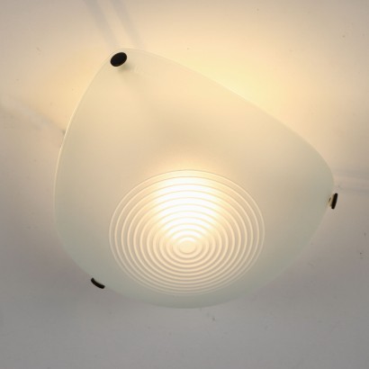 Utopia 32 by Artemide Wall Lamp Metal Glas Italy 1980s