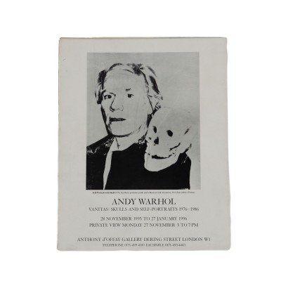 Andy Warhol 1996 exhibition poster