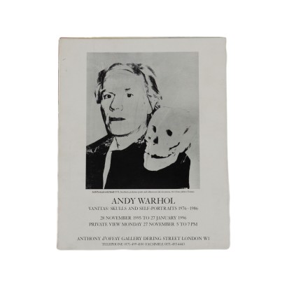 Ausstellungsplakat von Andy Warhol Groß Britannien 1996