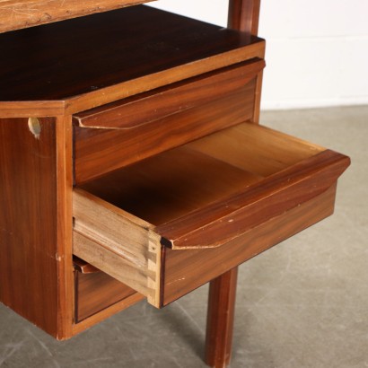 Writing Desk Walnut Italy 1960s-1970s