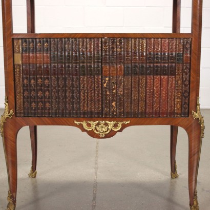 Bookcase and Étagère Mahogany Bronze Napoleon III - France XIX Century