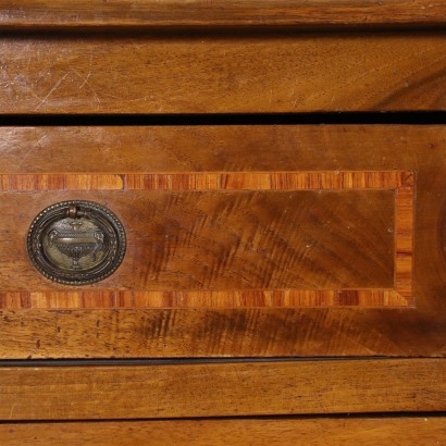 Pair of Bedside Tables Rosewood Walnut Italy XX Century