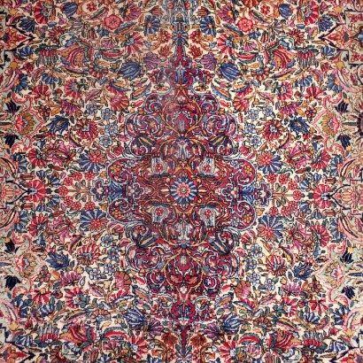 antigüedades, alfombra, alfombra antigüedades, alfombra antigua, alfombra antigua, alfombra neoclásica, alfombra 900, alfombra Kerman Laver Antico - Irán