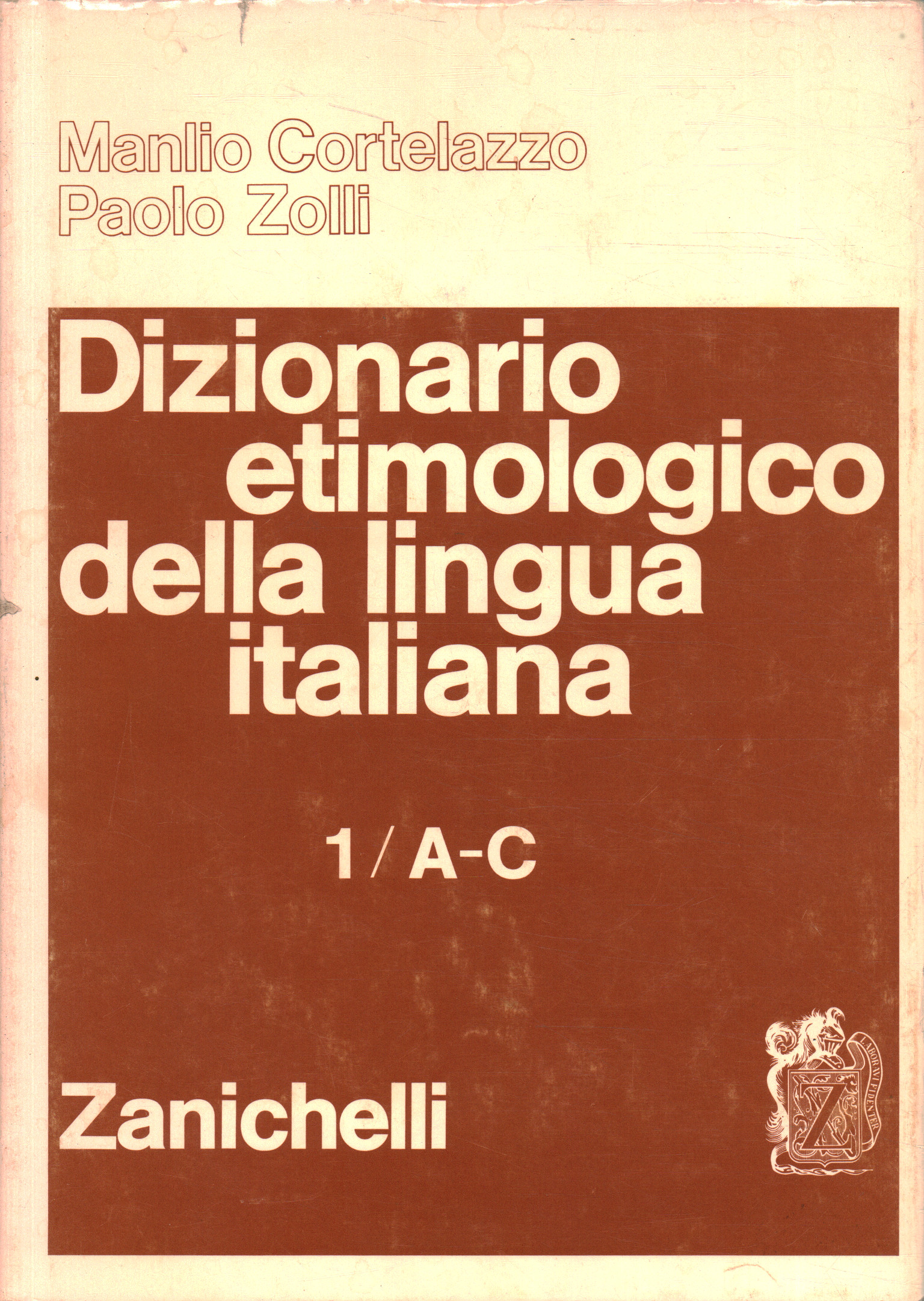 Dizionario etimologico della lingua italia