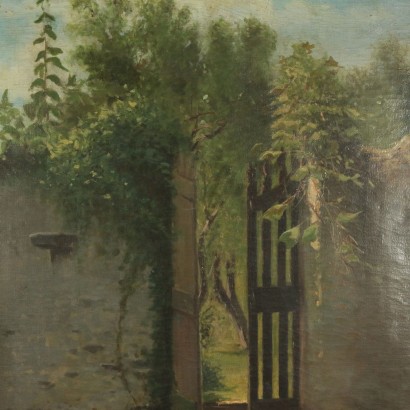 Genre Scene Oil on Canvas - Italy XIX Century