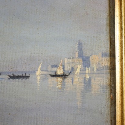 Venice Oil on Canvas Italy XIX Century