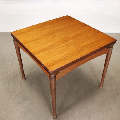 Extendable Table Walnut Italy 1960s