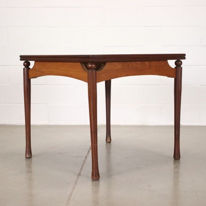 Extendable Table Walnut Italy 1960s