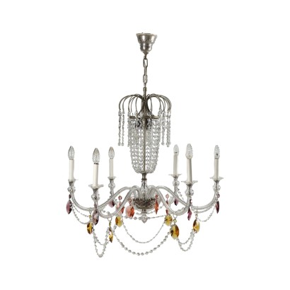 Chandelier Glass Italy XX Century