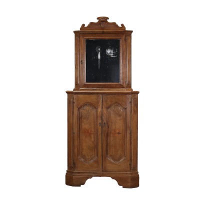 Meuble d'Angle Bois Anciens Italie XX Siècle
